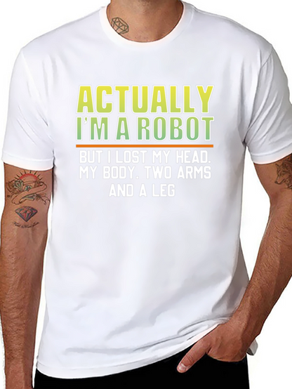 Camiseta Soy un Robot - Humor y Estilo