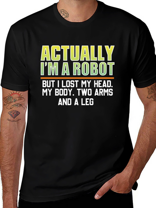 Camiseta Soy un Robot - Humor y Estilo