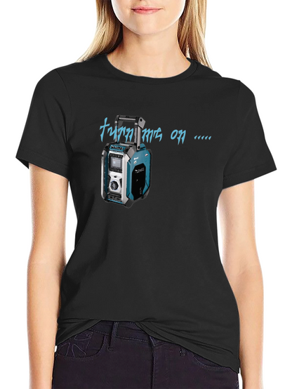 Camiseta Negra Turn me on
