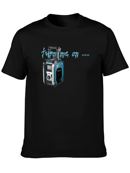 Camiseta Negra Turn me on