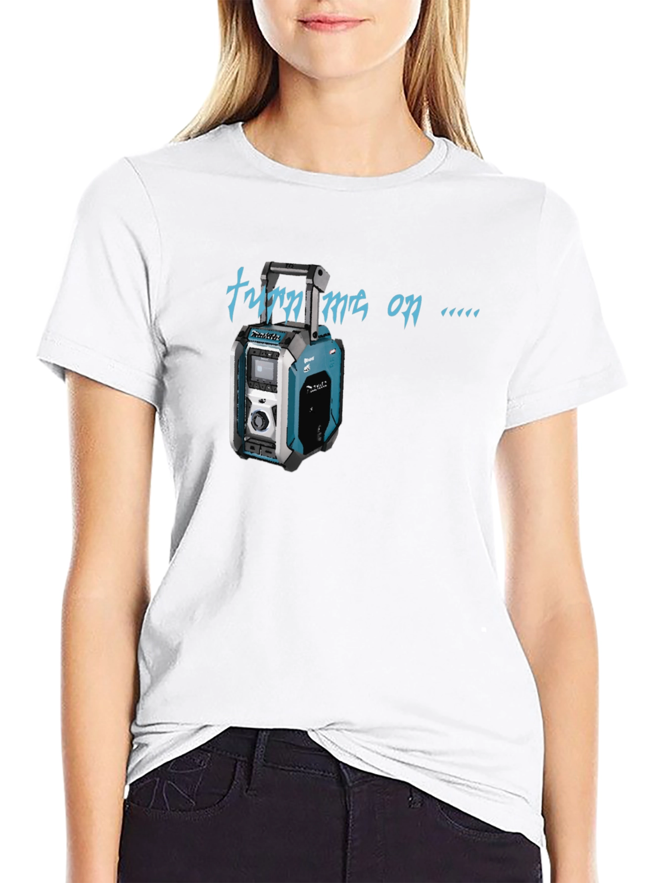 Camiseta Negra Turn me on