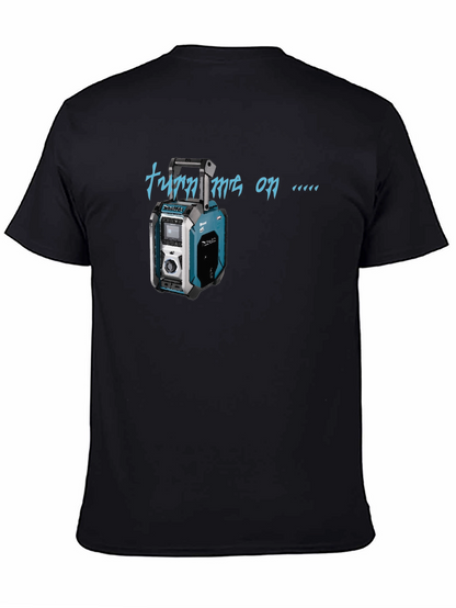 Camiseta Negra Turn me on