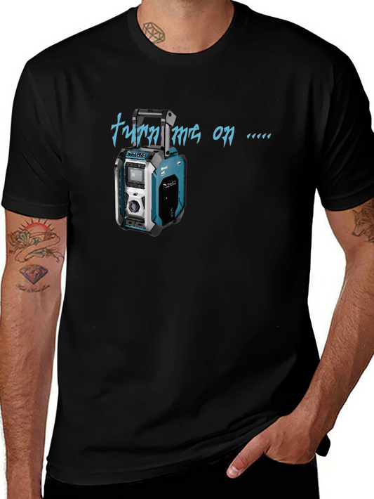 Camiseta Negra Turn me on