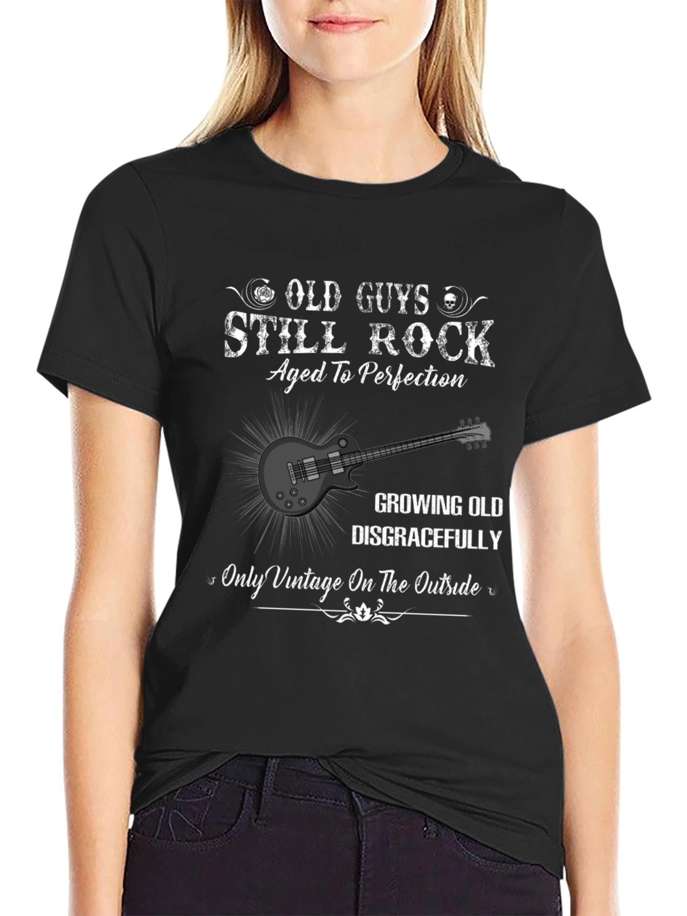 Camiseta Hombre Old Guys Still Rock