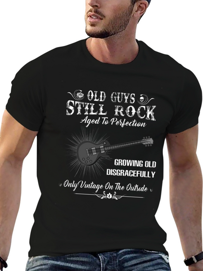 Camiseta Hombre Old Guys Still Rock