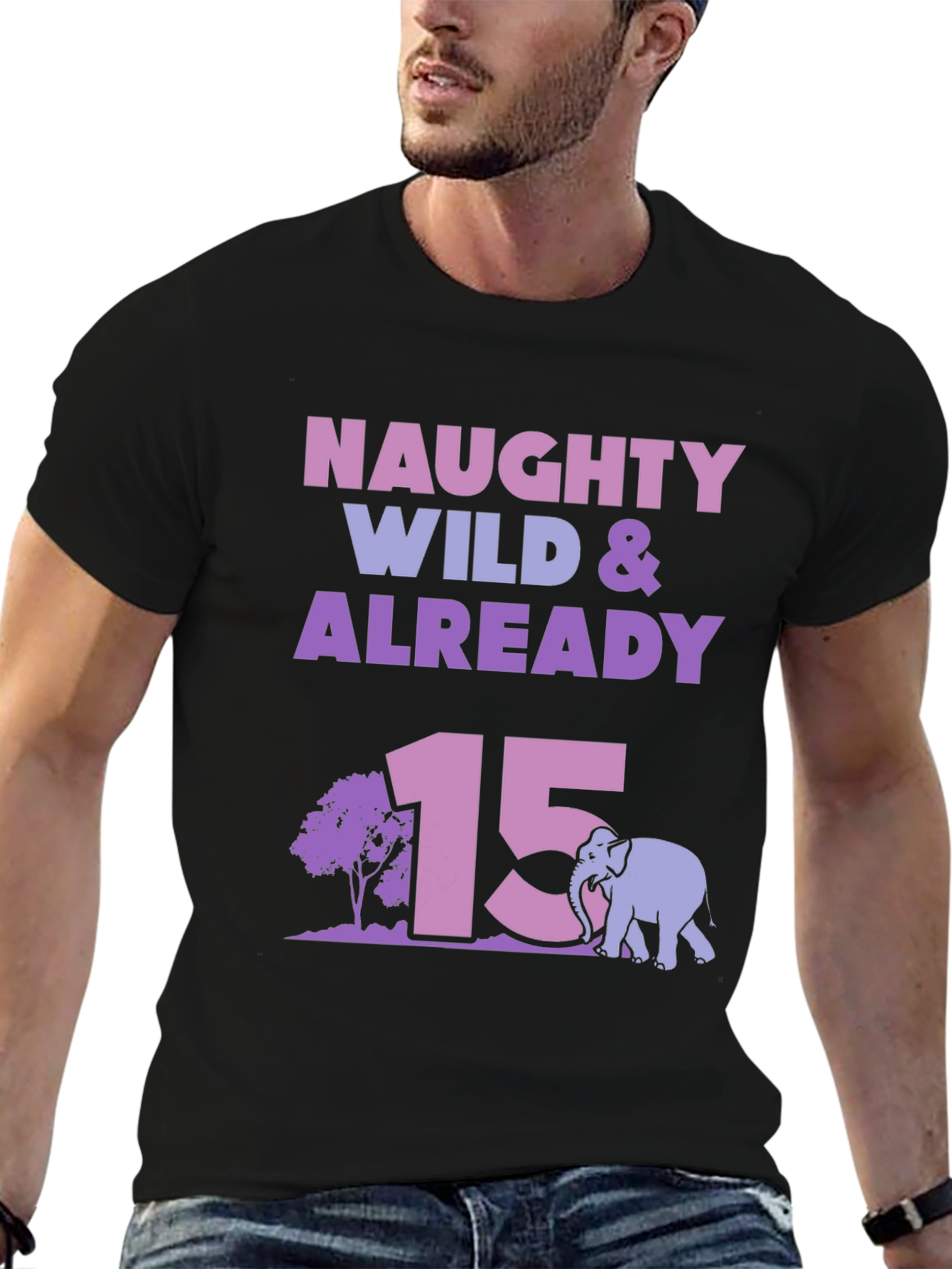 Camiseta Naughty Wild & Already 15