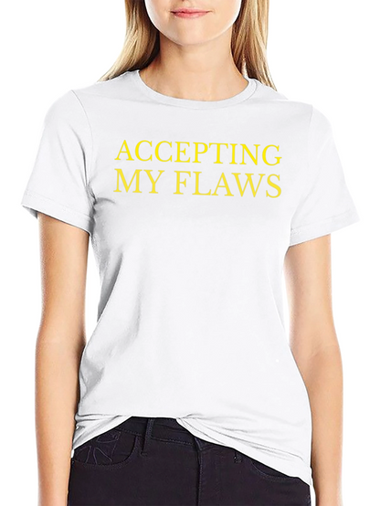 Camiseta Negra: Aceptando Mis Defectos con Estilo