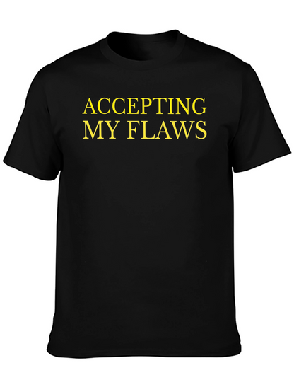 Camiseta Negra: Aceptando Mis Defectos con Estilo