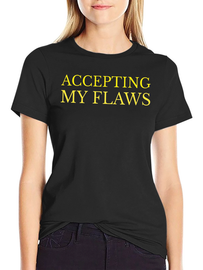 Camiseta Negra: Aceptando Mis Defectos con Estilo