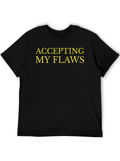 Camiseta Negra: Aceptando Mis Defectos con Estilo