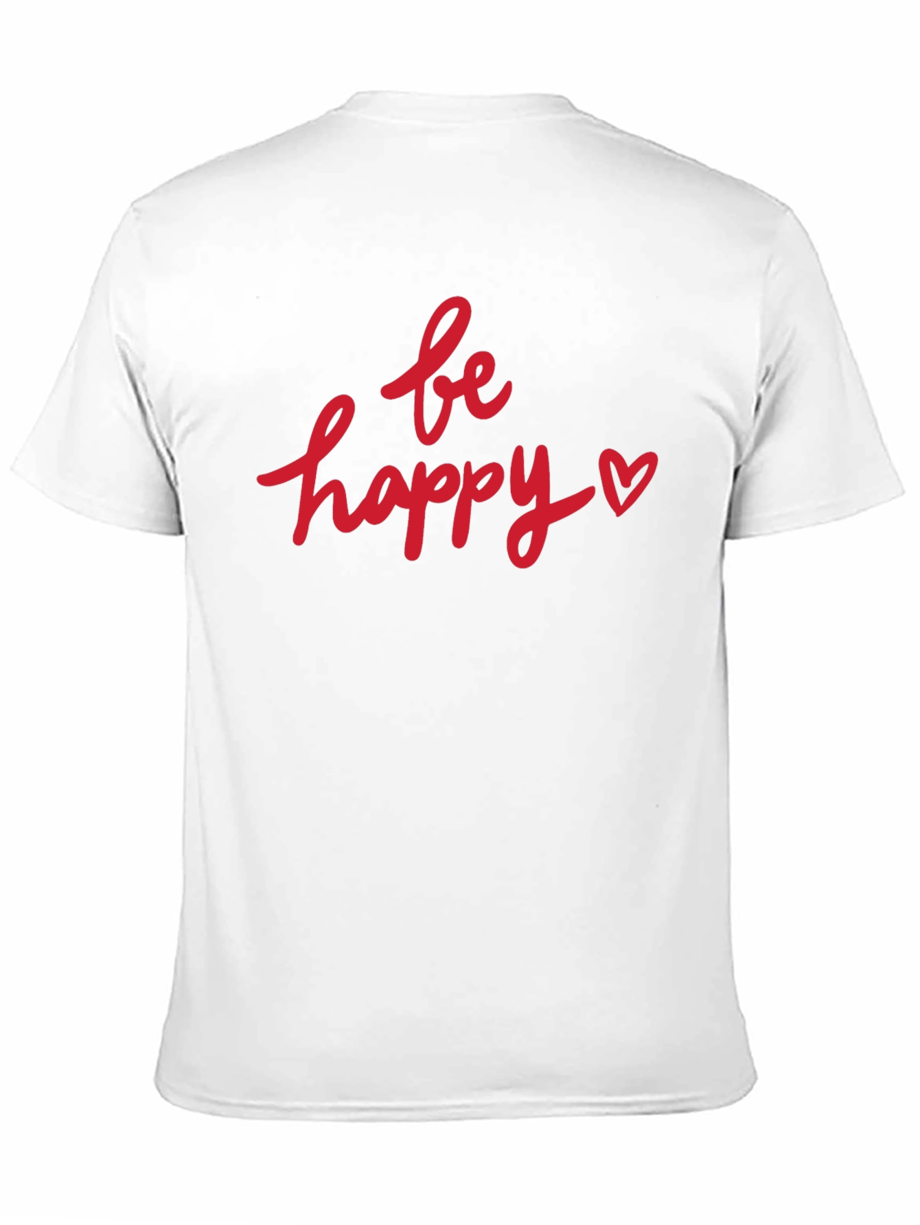 Camiseta Negra Be Happy