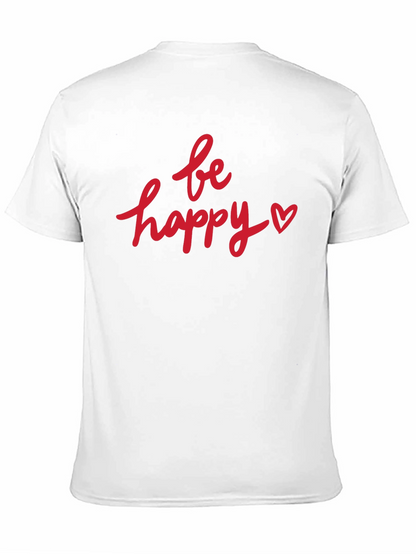 Camiseta Negra Be Happy