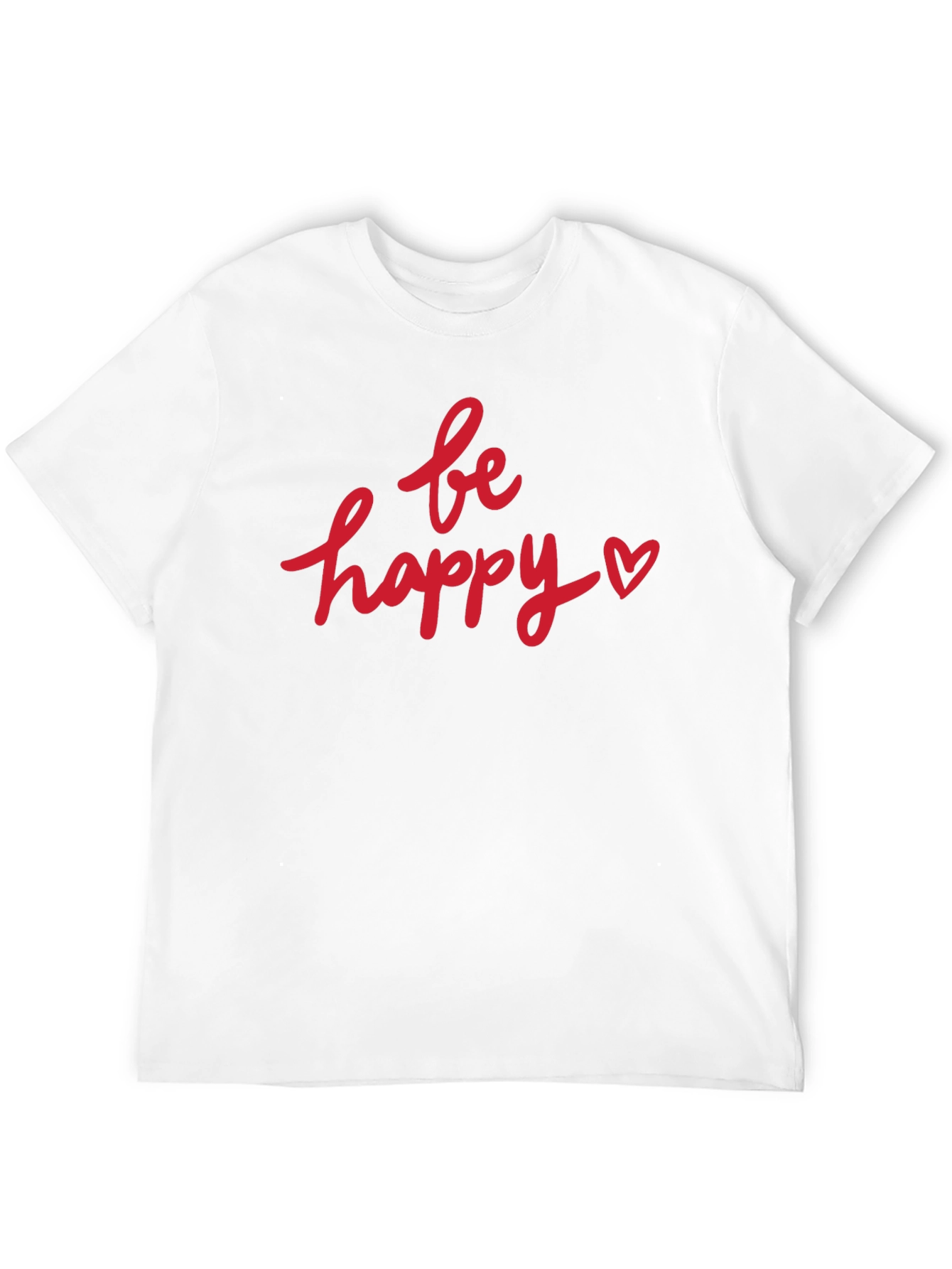 Camiseta Negra Be Happy
