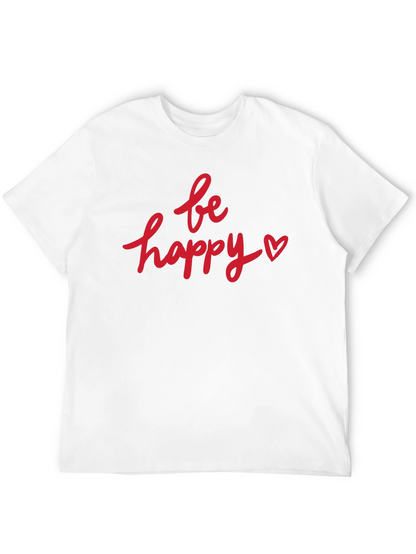 Camiseta Negra Be Happy