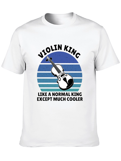 Camiseta Violin King: ¡Música con estilo!