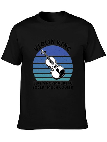 Camiseta Violin King: ¡Música con estilo!