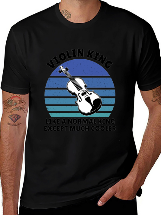 Camiseta Violin King: ¡Música con estilo!