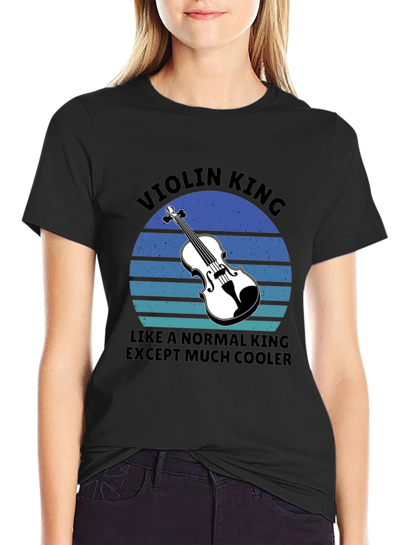Camiseta Violin King: ¡Música con estilo!
