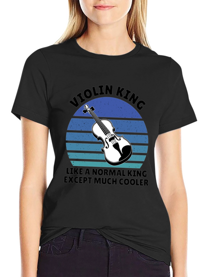 Camiseta Violin King: ¡Música con estilo!