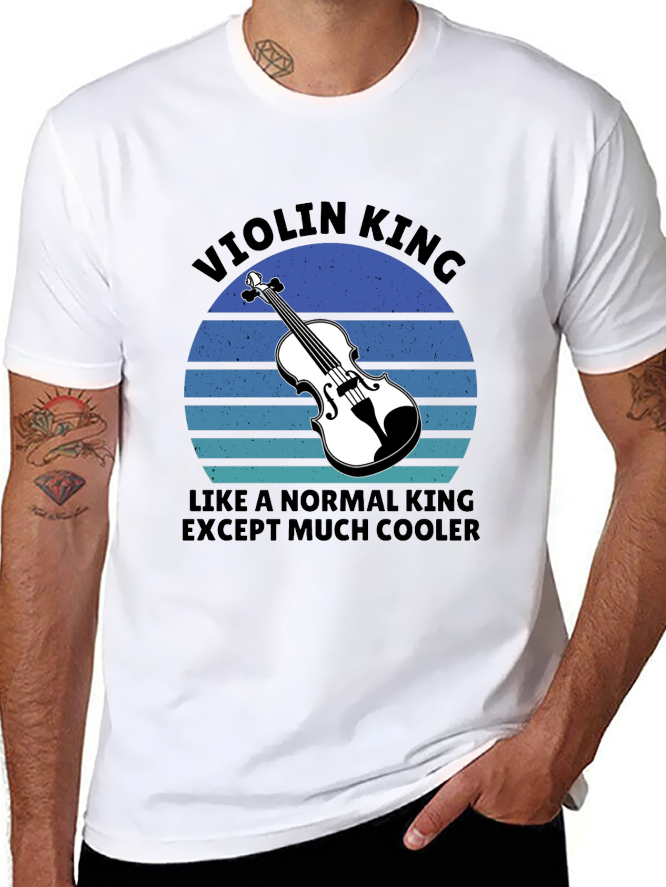 Camiseta Violin King: ¡Música con estilo!