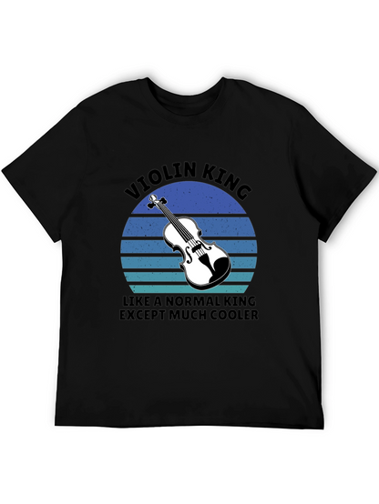 Camiseta Violin King: ¡Música con estilo!