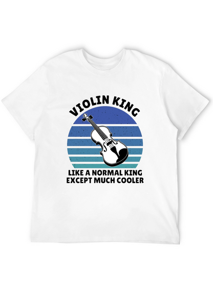 Camiseta Violin King: ¡Música con estilo!