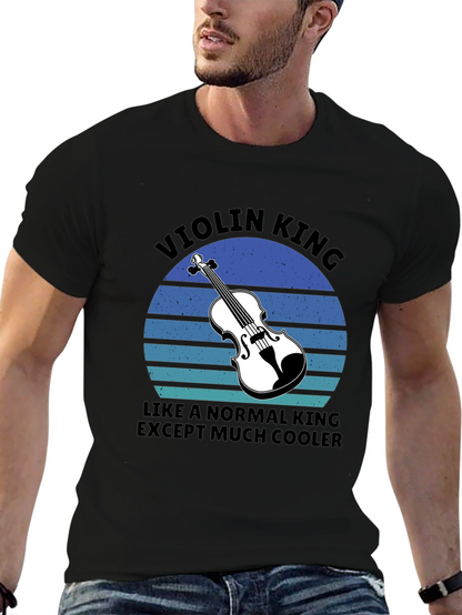 Camiseta Violin King: ¡Música con estilo!