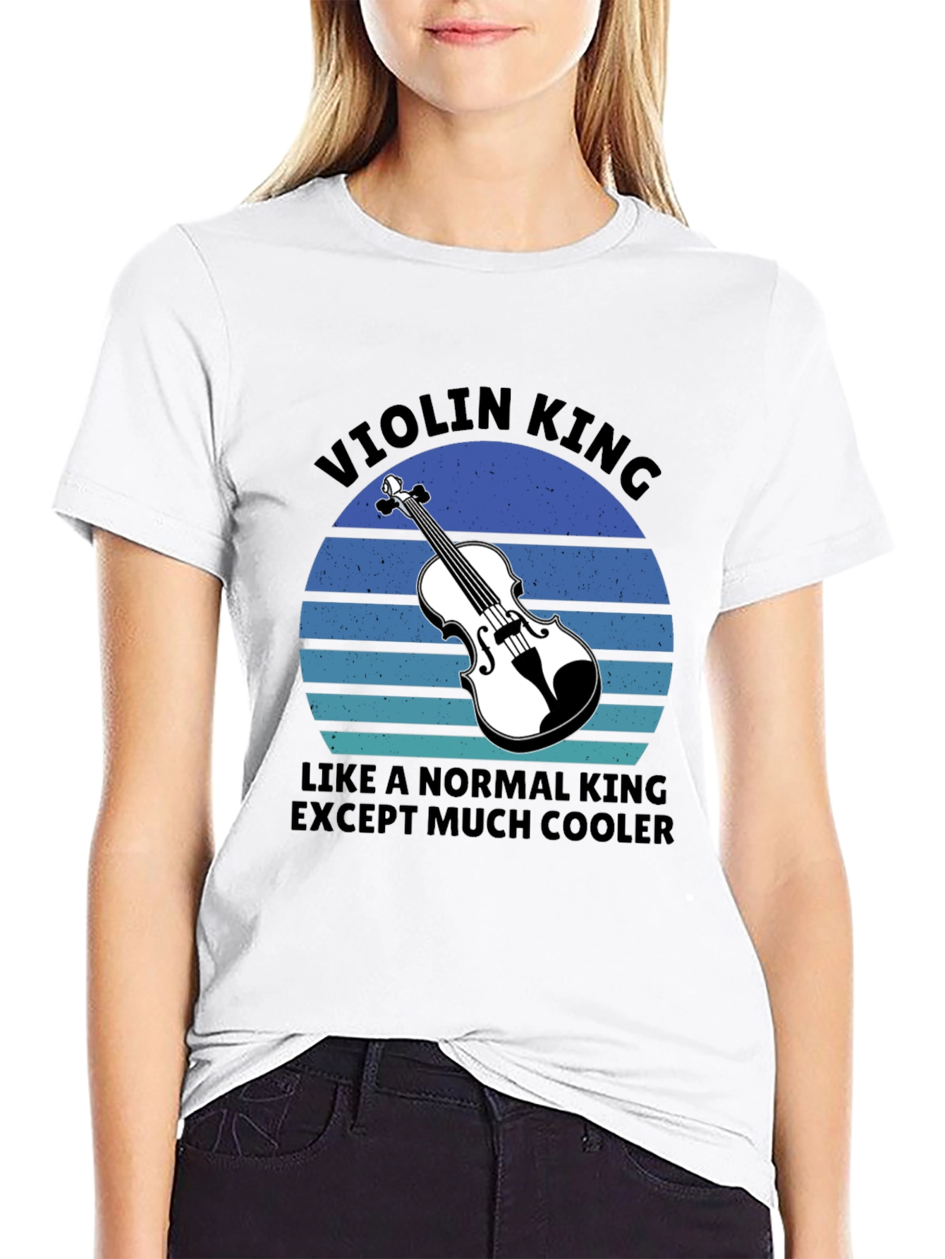 Camiseta Violin King: ¡Música con estilo!