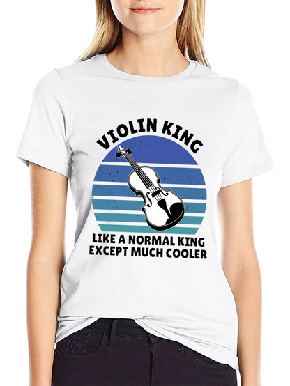 Camiseta Violin King: ¡Música con estilo!