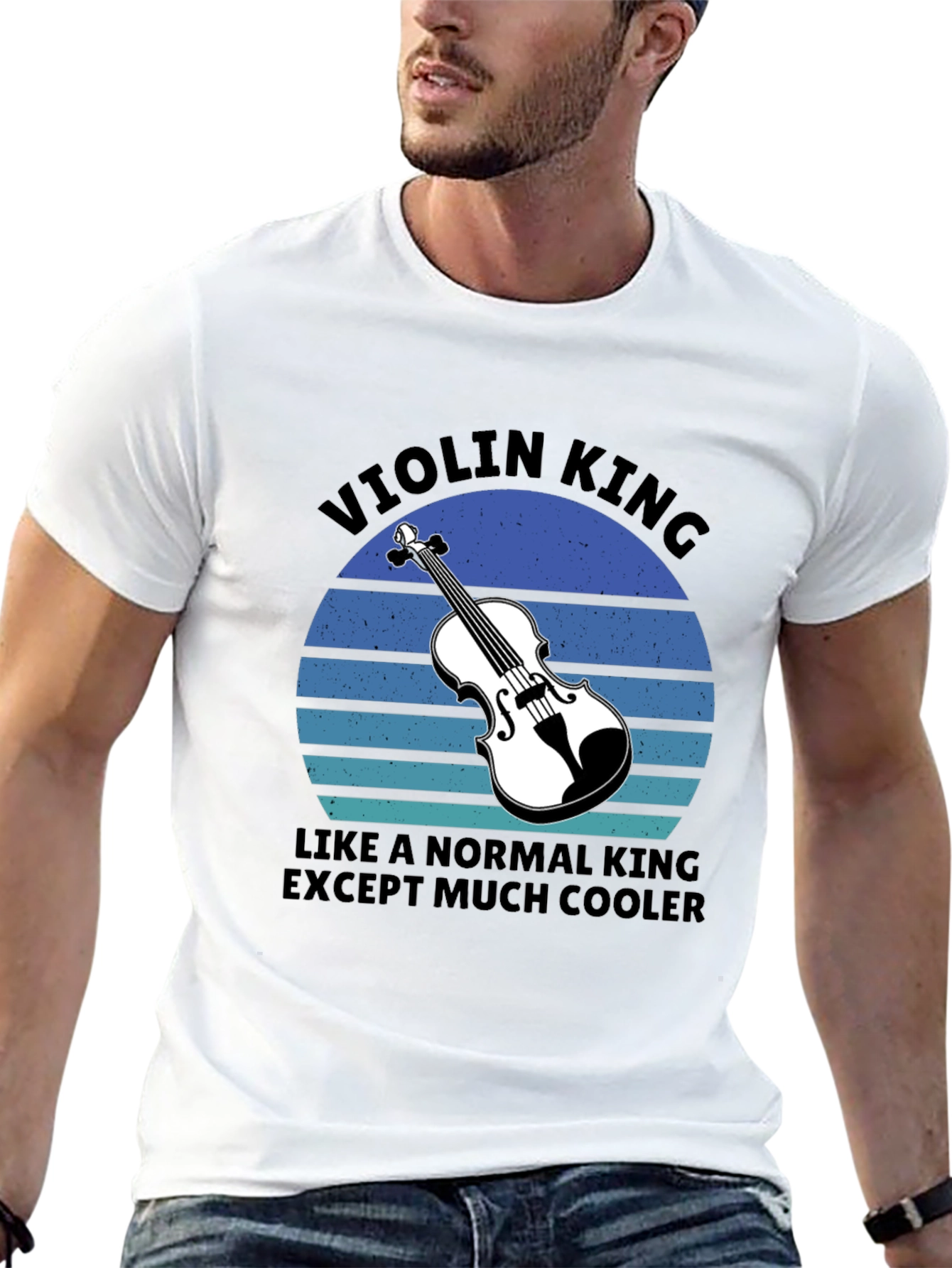 Camiseta Violin King: ¡Música con estilo!