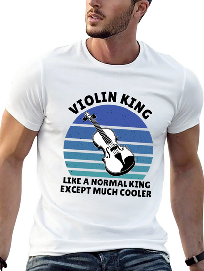 Camiseta Violin King: ¡Música con estilo!