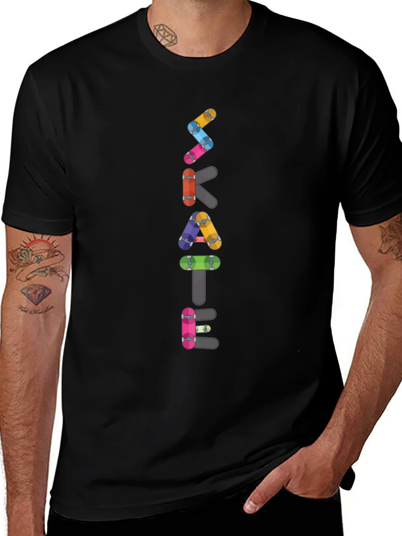 Camiseta Negra Skate