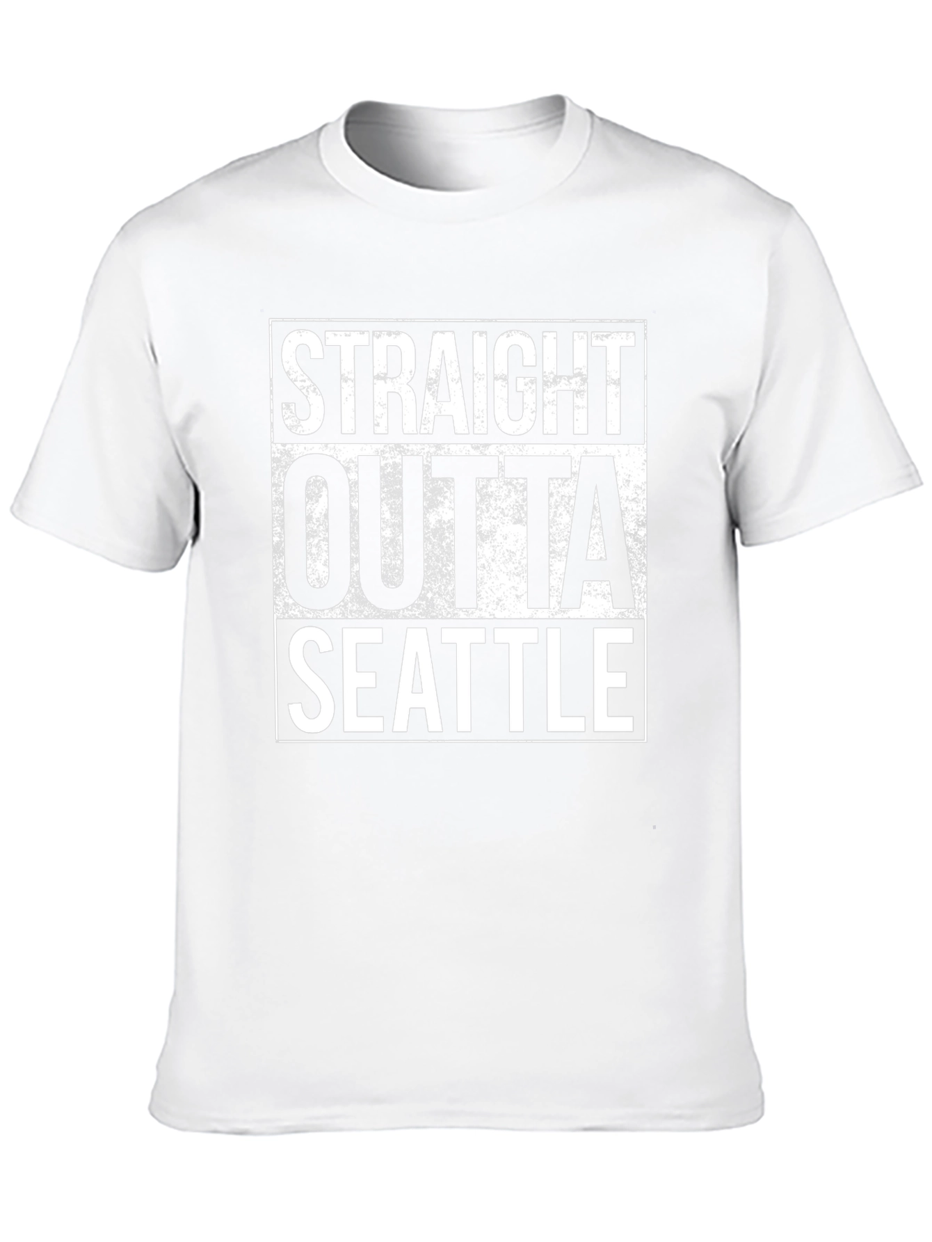 Camiseta Negra Straight Outta Seattle