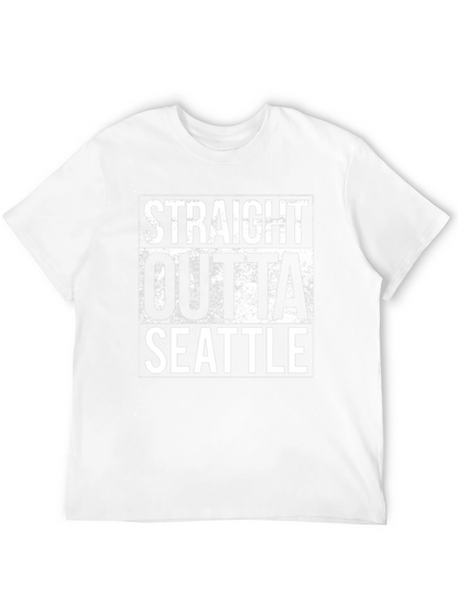 Camiseta Negra Straight Outta Seattle
