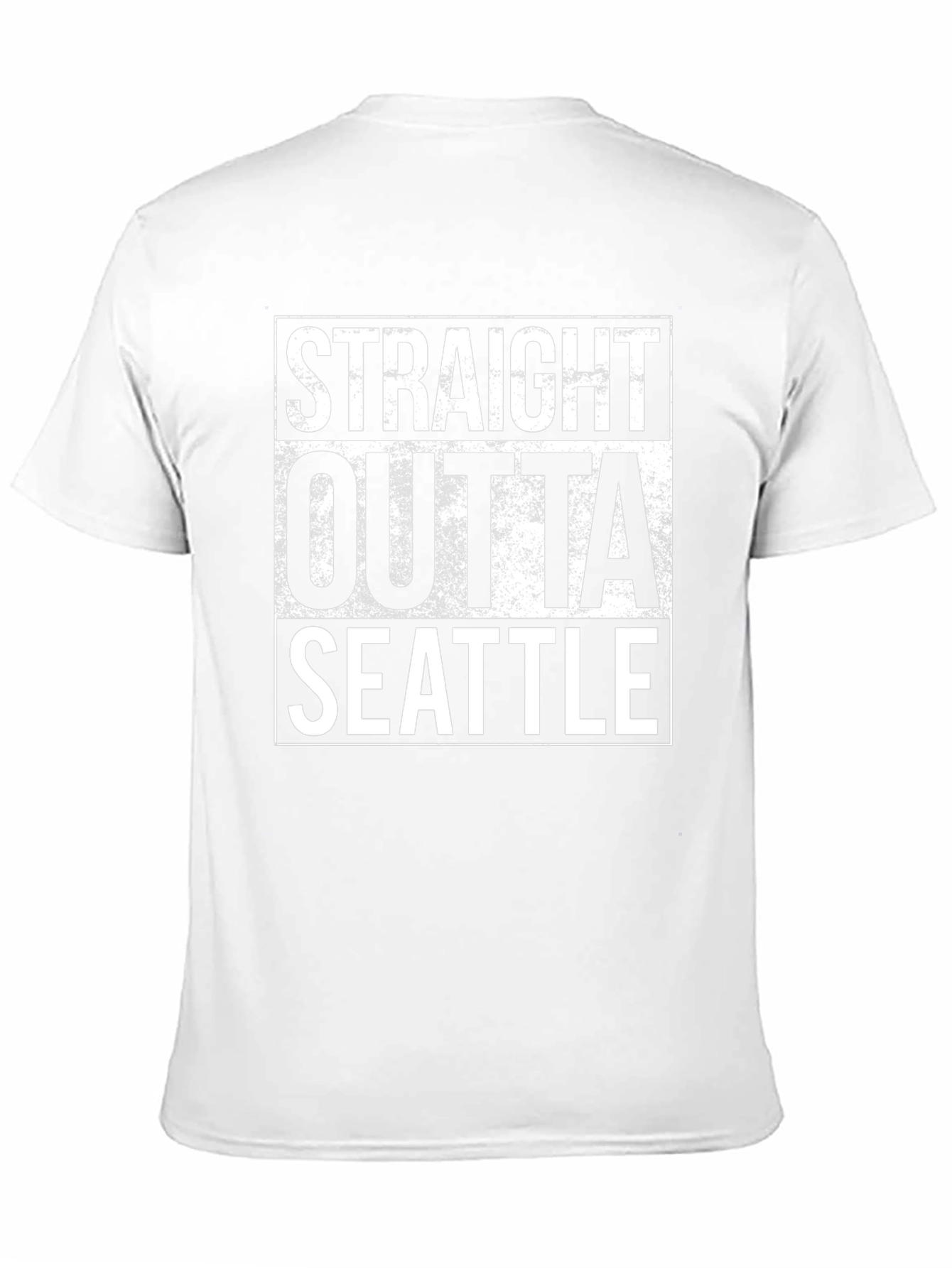 Camiseta Negra Straight Outta Seattle