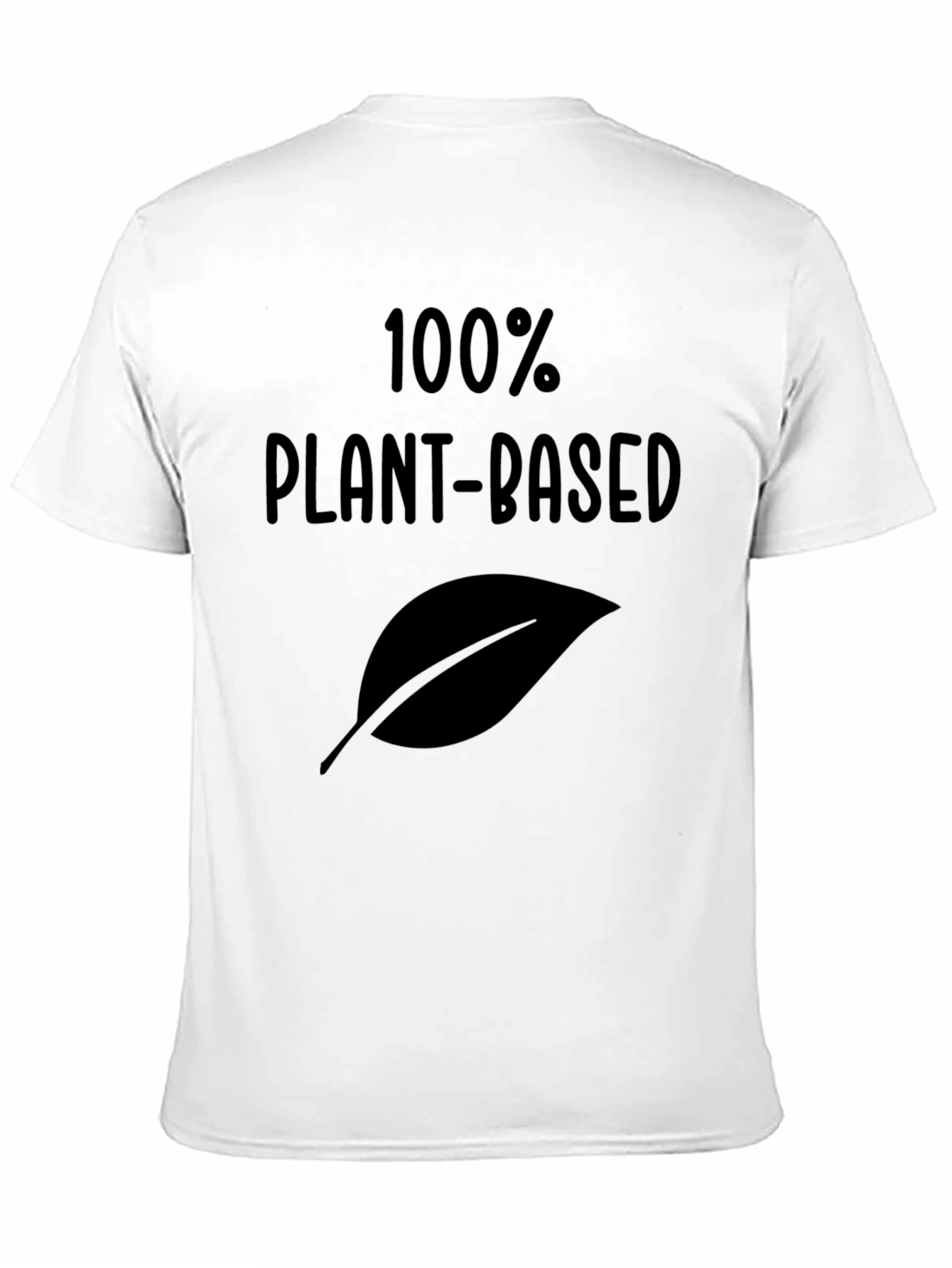 Camiseta Negra 100% Plant-Based Vegan