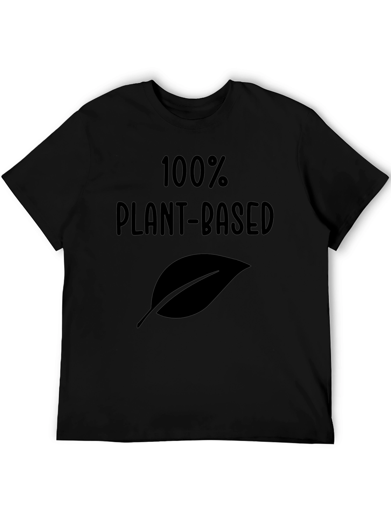Camiseta Negra 100% Plant-Based Vegan