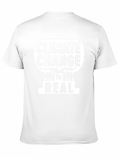 Camiseta Negra: Cambio Climático es Real