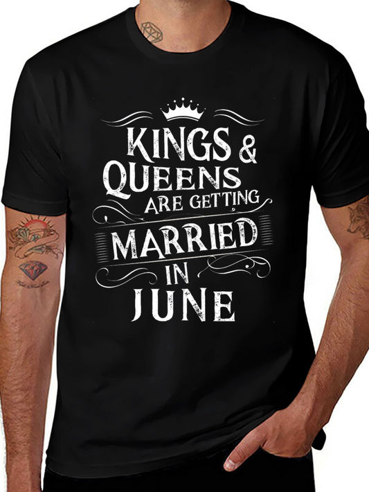 Camiseta Reyes y Reinas se Casan en Junio