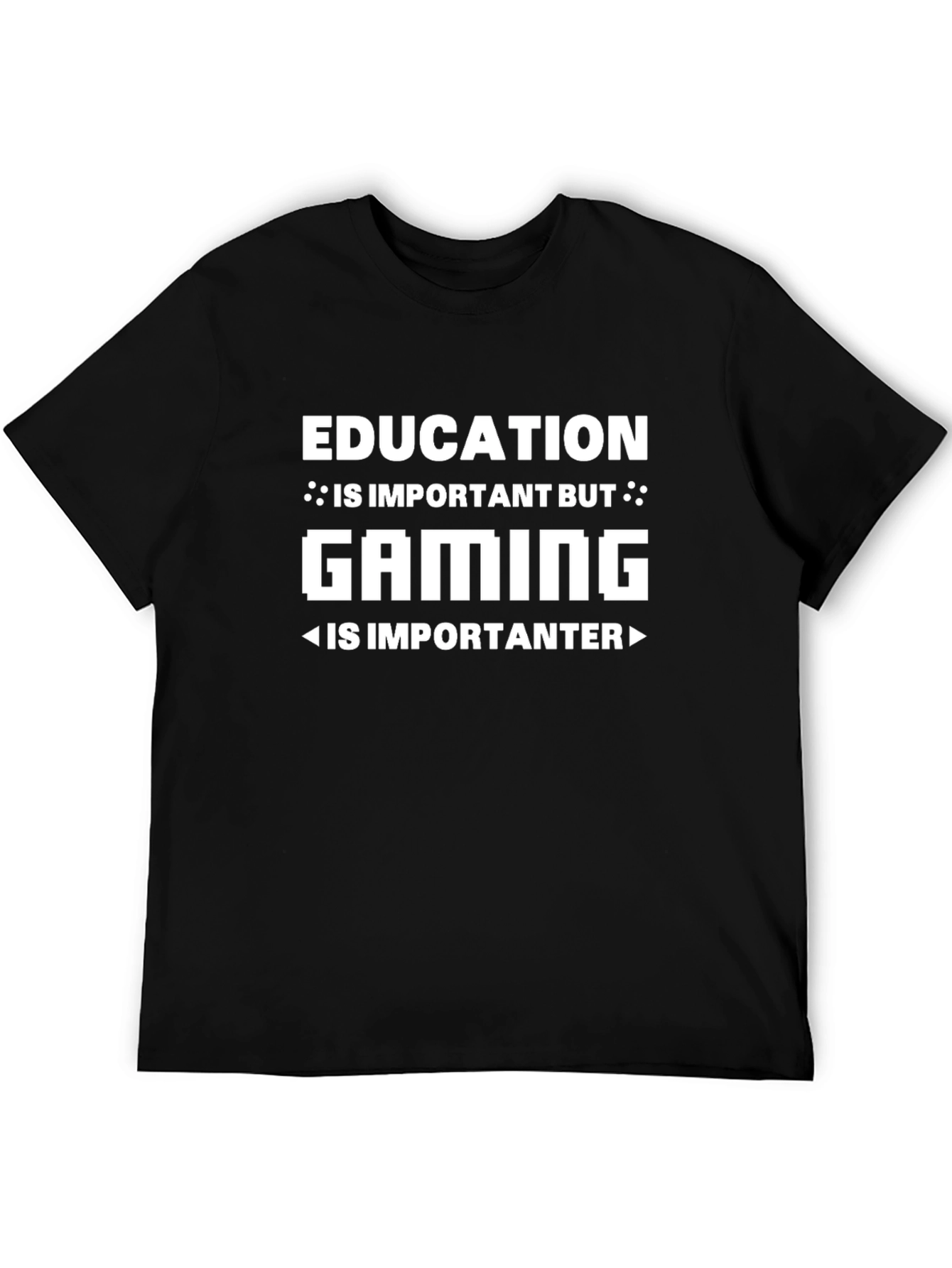 Camiseta Negra Gaming is Importanter