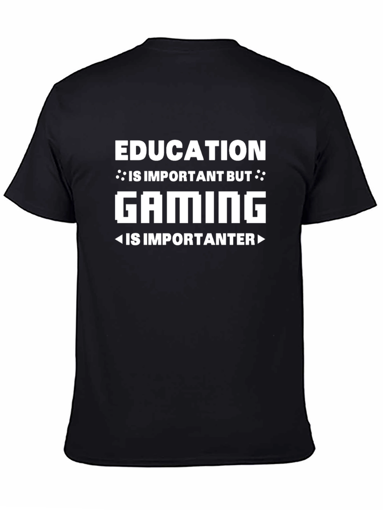 Camiseta Negra Gaming is Importanter