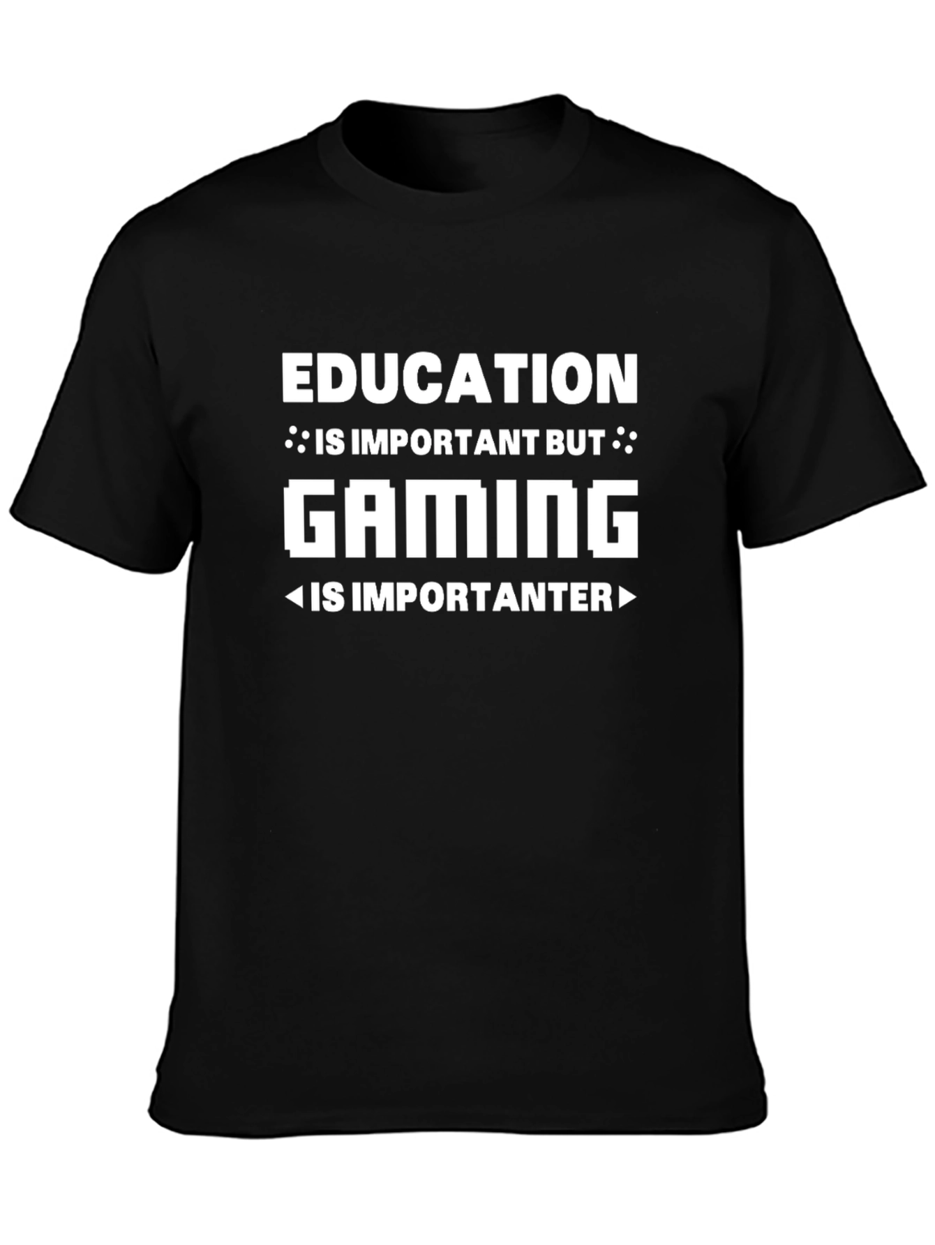 Camiseta Negra Gaming is Importanter