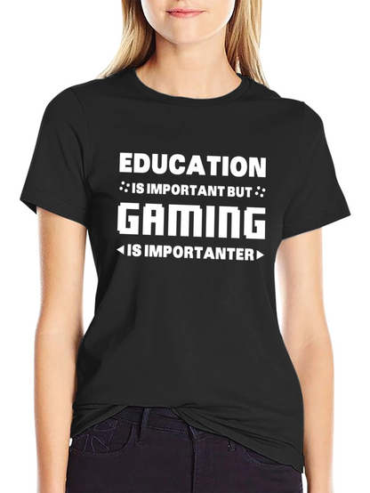 Camiseta Negra Gaming is Importanter