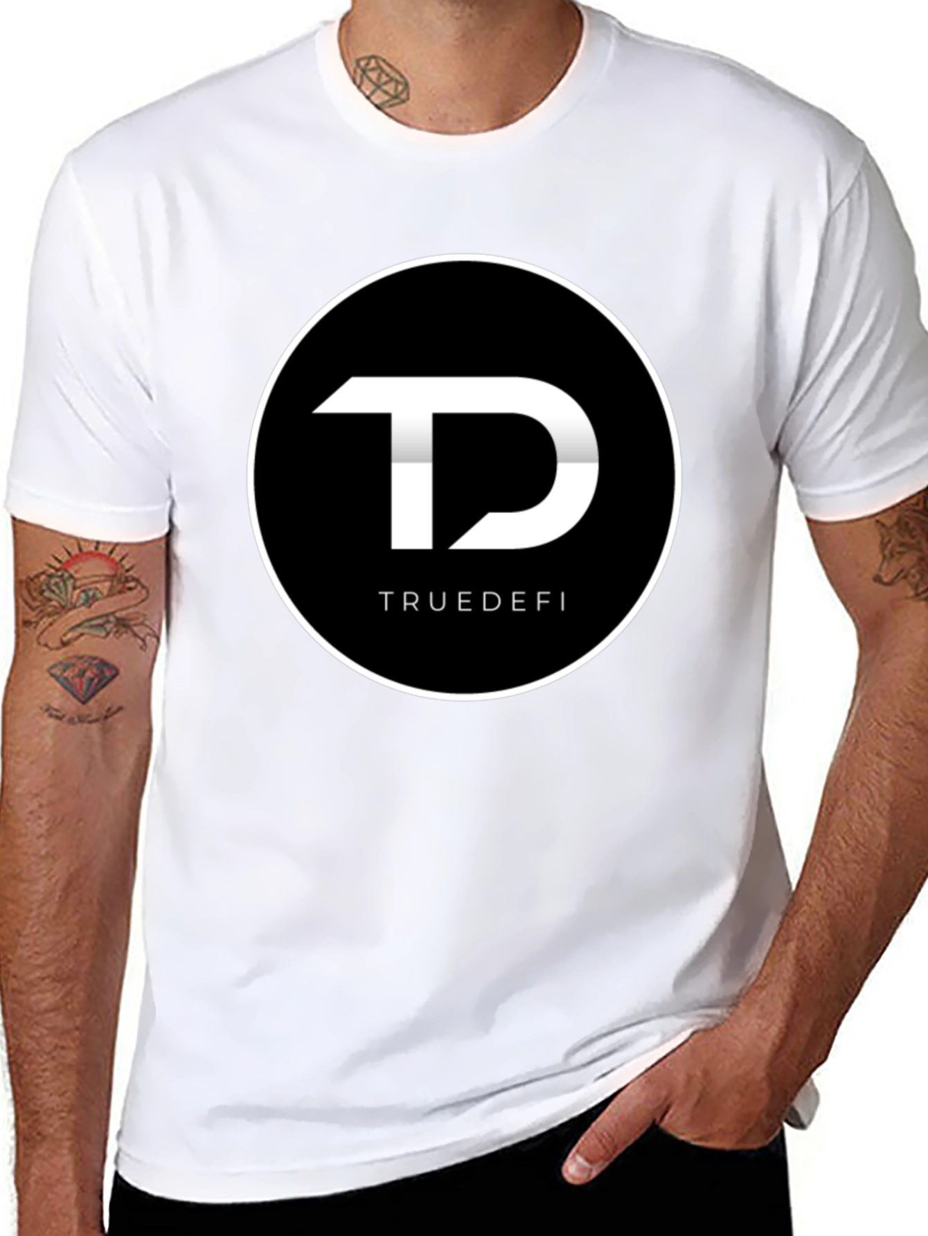 Camiseta Negra TrueDefi para Hombre