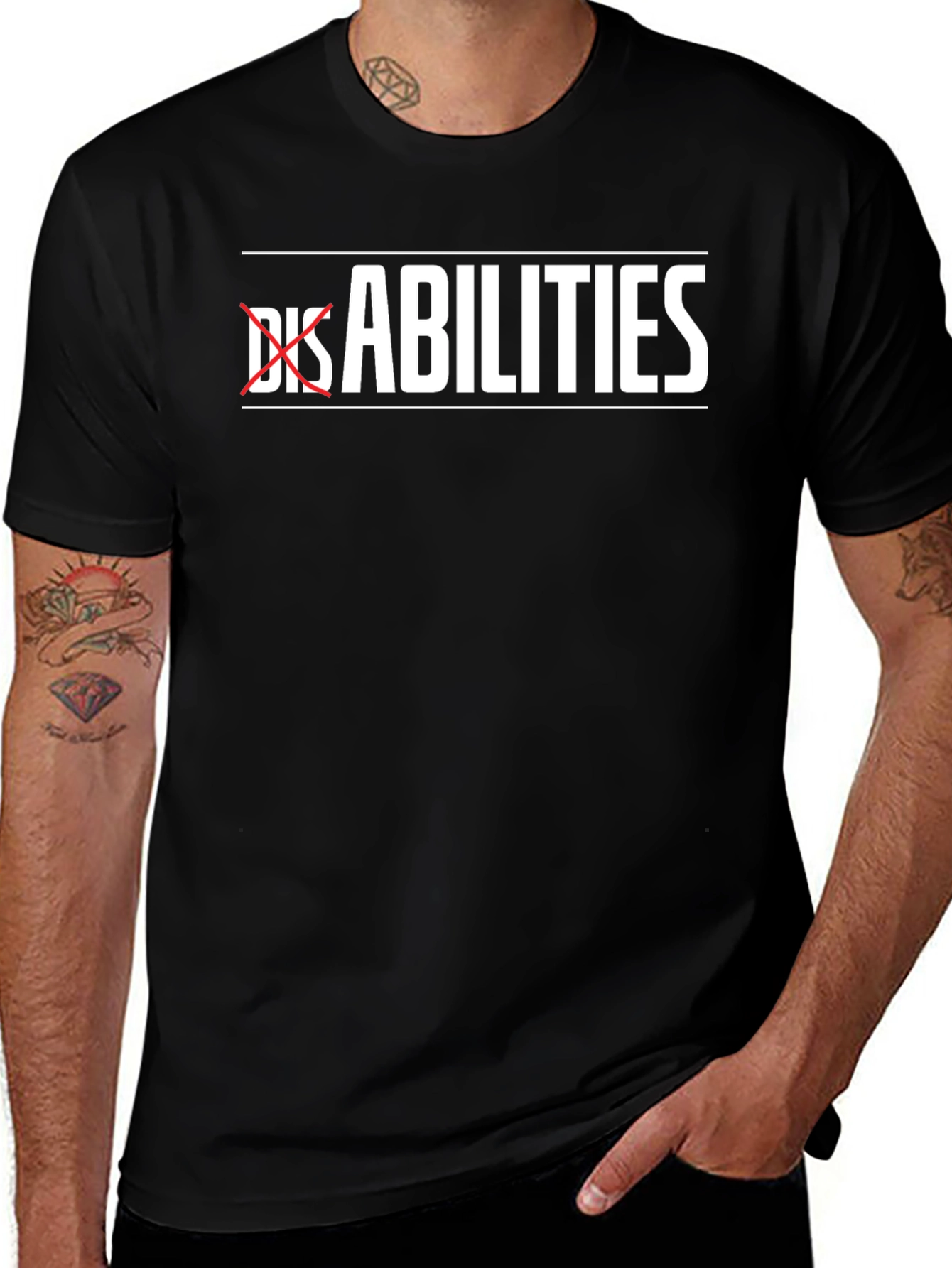 Camiseta Negra HABILIDADES (Abilities)