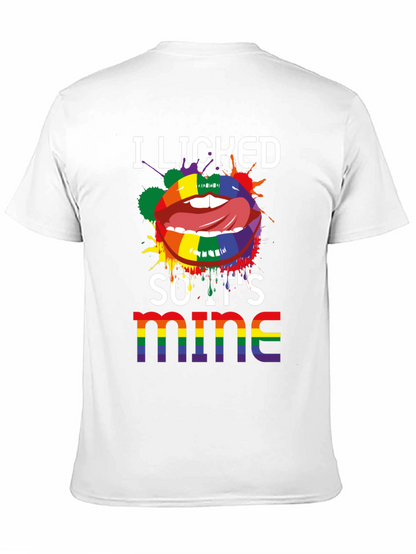 Camiseta LGBT Lo lamí así que es mío