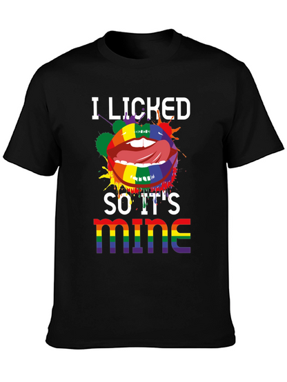 Camiseta LGBT Lo lamí así que es mío