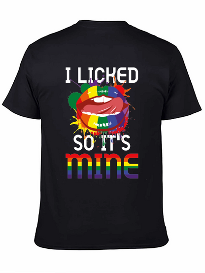 Camiseta LGBT Lo lamí así que es mío