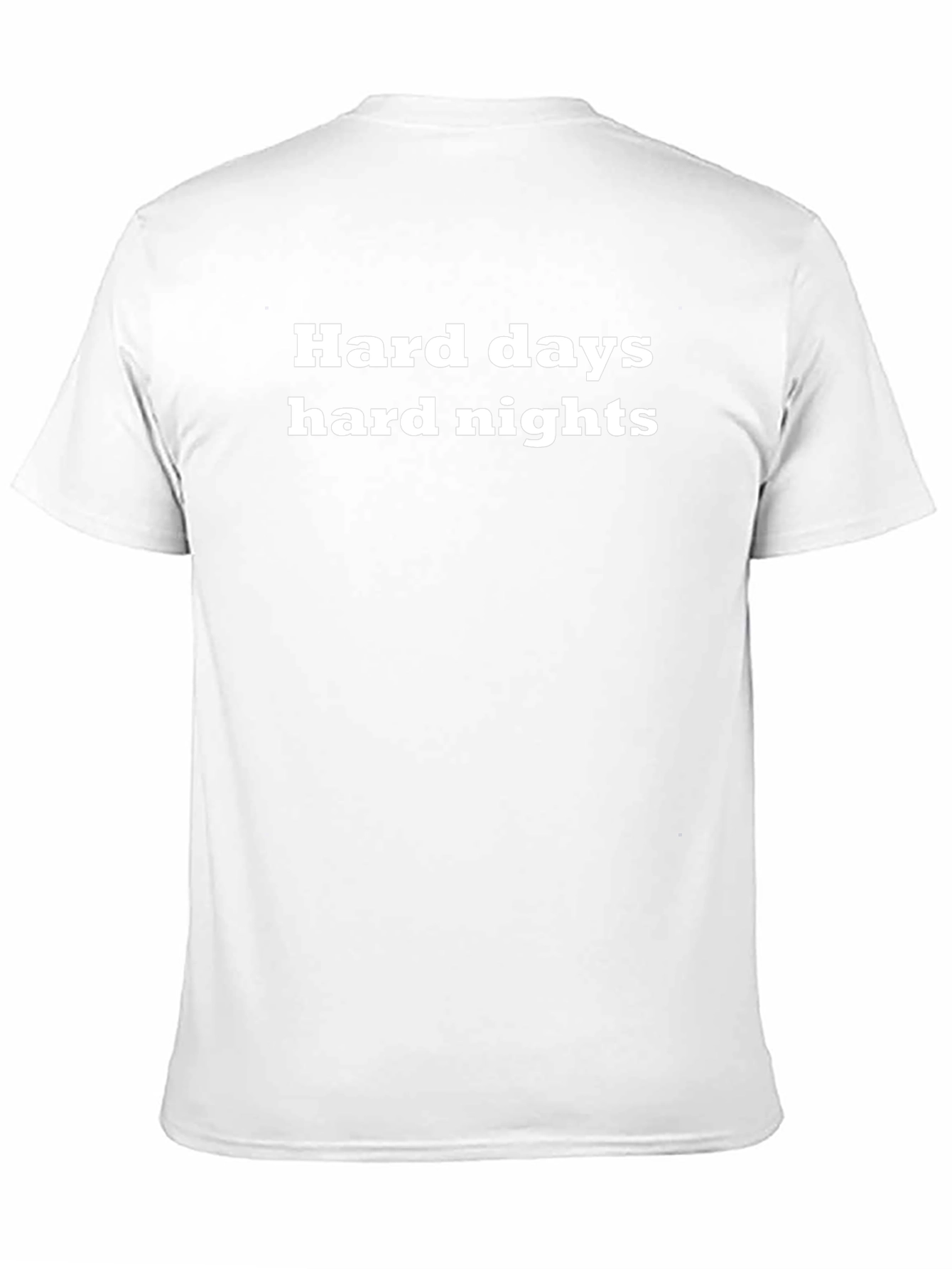 Camiseta Negra: Días y Noches Difíciles
