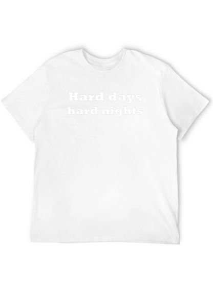 Camiseta Negra: Días y Noches Difíciles